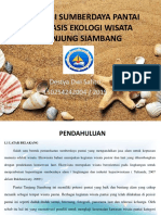 Potensi Sumberdaya Pantai Berbasis Ekologi