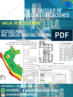 Brochure Curso Memoria de Calculo de Estructuras en Edificaciones