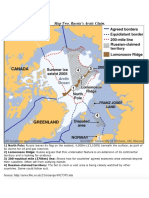 Mapa: Territorios Del Ártico Reclamados Por Rusia Fuente: Oxford Energy Comment August 2007