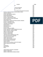 Actividades Mecánicas