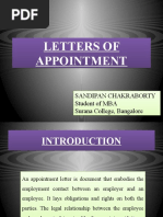 Download Letters of Appointment by sndipan_chakraborty SN36769694 doc pdf
