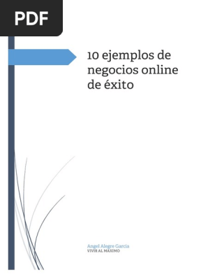 10 Ejemplos De Negocios Online Pdf Blog Youtube