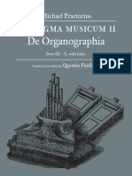 Syntagma Musicum II de Organographia Parts III-IV-V (De Praetorius)