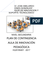 Plan contingencia Aula Innovación Pedagógica