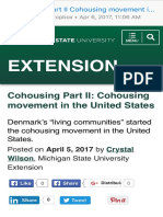 Cohousing Part II Cohousing Movement in The United States MSU Extension