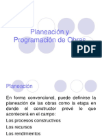 Tema 02 Planeacion y Programacion de Obras