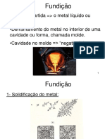 Processos de Fabrica o Mec Nica Fundi o