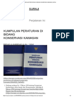 Kumpulan Peraturan Di Bidang Konservasi Kawasan - Suraji PDF