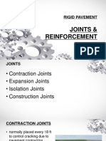 Rigid Pavement: Joints & Reinforcement