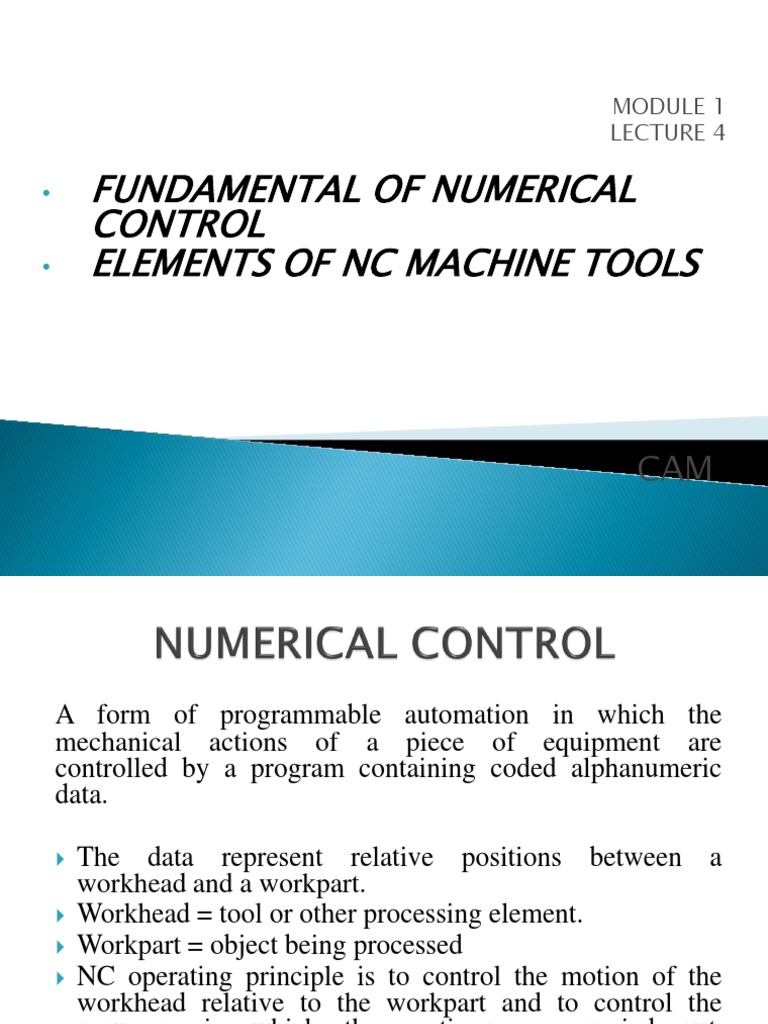 Basics of Numerical Control Systems | PDF