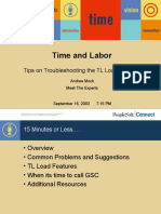 Time and Labor: Tips On Troubleshooting The TL Load Process