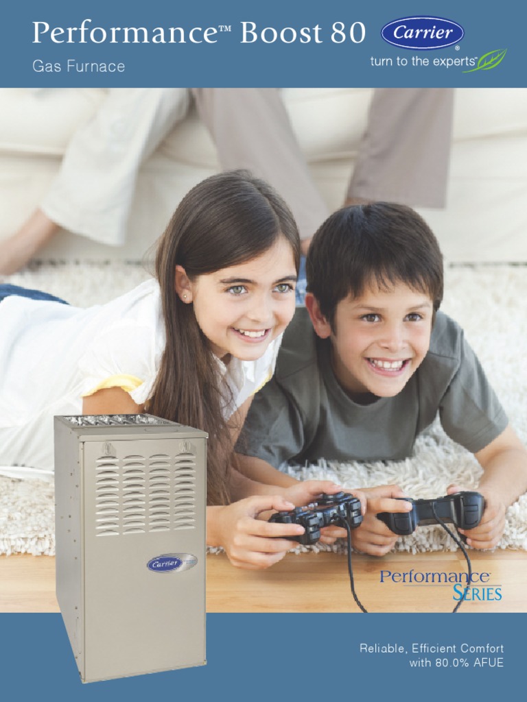 Performance Boost 80 Gas Furnace PDF Furnace Carrier Corporation