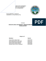 Trabajo Legislación Con Casos