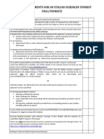 Tourist Visa Checklist 1