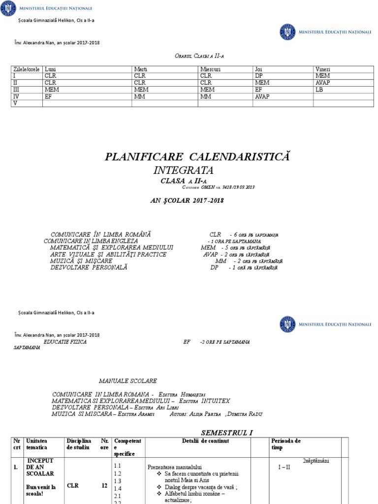 Planificare Anuala Buna 1