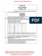 NCERT Solutions Class 6 Mathematics Data Handing