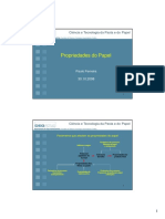 Propriedades do Papel: Parâmetros que Afectam