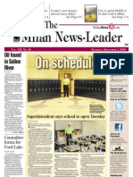 Milan News-Leader Front Page Sept. 2