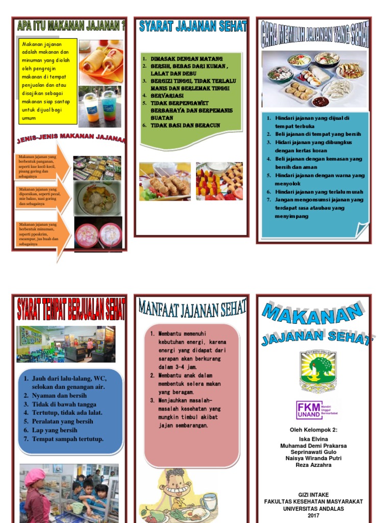 Leaflet Jajanan Sehat