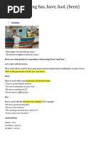 Using Has, Have, Had