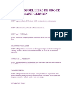 Decretos Del Libro de Oro de Saint Germain