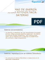 Unidad 4 - Equipamiento Auxiliar de Sistemas Fotovoltaicos (BOS)-Baterías