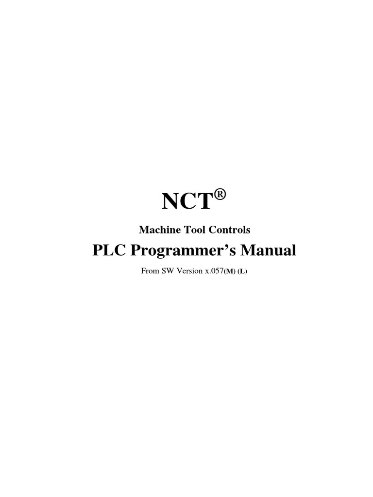 PLC Programmers Manual | PDF | Programmable Logic Controller | Integer ...