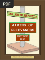 Festivus Waste Report 2017