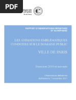 Rapport de la Chambre régionale des comptes d'Ile-de-France