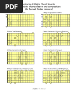 E Major Sounds For Guitar Improv