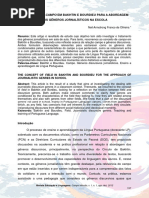 o Conceito de Campo Em Bakhtin e Bourdieu