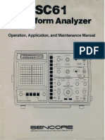 Sencore SC61 Operations Manual