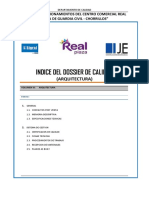 Indice Dossier Calidad - Arq. Rev. 1