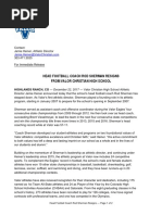 Rod Sherman steps down as Valor Christian football coach