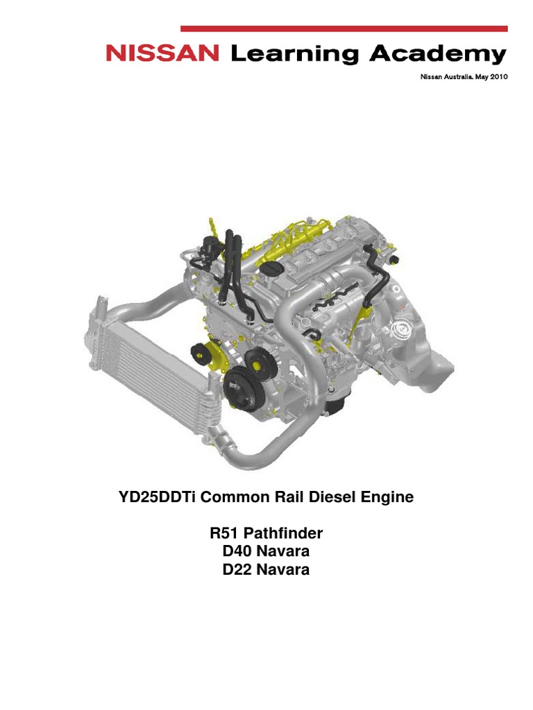 YD25 CR Fault Diagnosis PDF PDF Belt (Mechanical) Turbocharger