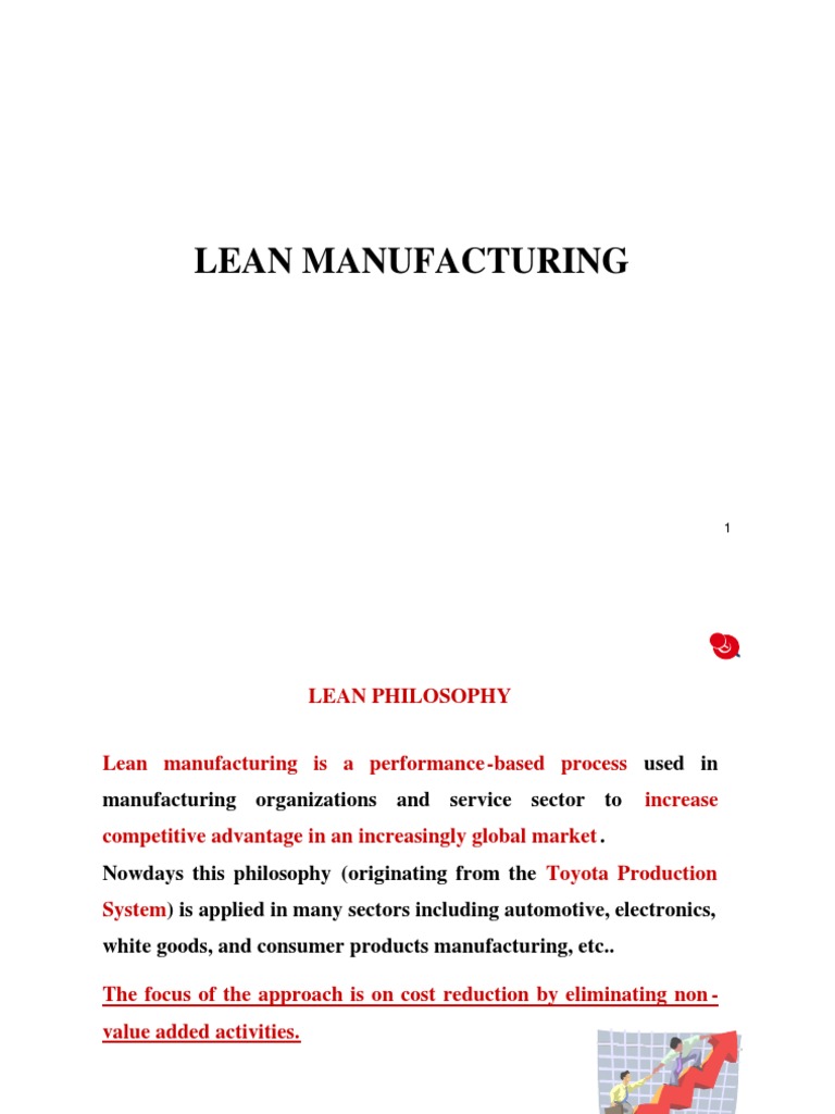 Lean Manufacturing Overview and Benefits | PDF | Lean Manufacturing ...