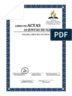 Apertura Libro de Actas