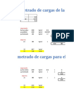 Metrado de Cargas de Escalera