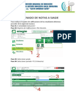 Guía de Llenado de Notas A Siagie