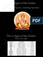 The 12 Signs of The Zodiac Gurumaa Vidyavati