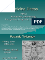 Pesticide Illness Part I: Background, Epidemiology, Recognition, Diagnosis, Management