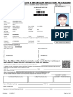 Roll No. Form No. Old Examination Details: Private Admission Form S.S.C. Examination Supply 2017 9th & 10th RE-APPEAR