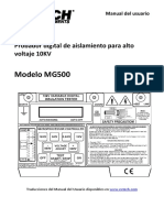 Manual MG500
