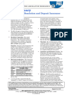 Bill Summary- Financial Resolution