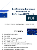 Introduction To The CEFR