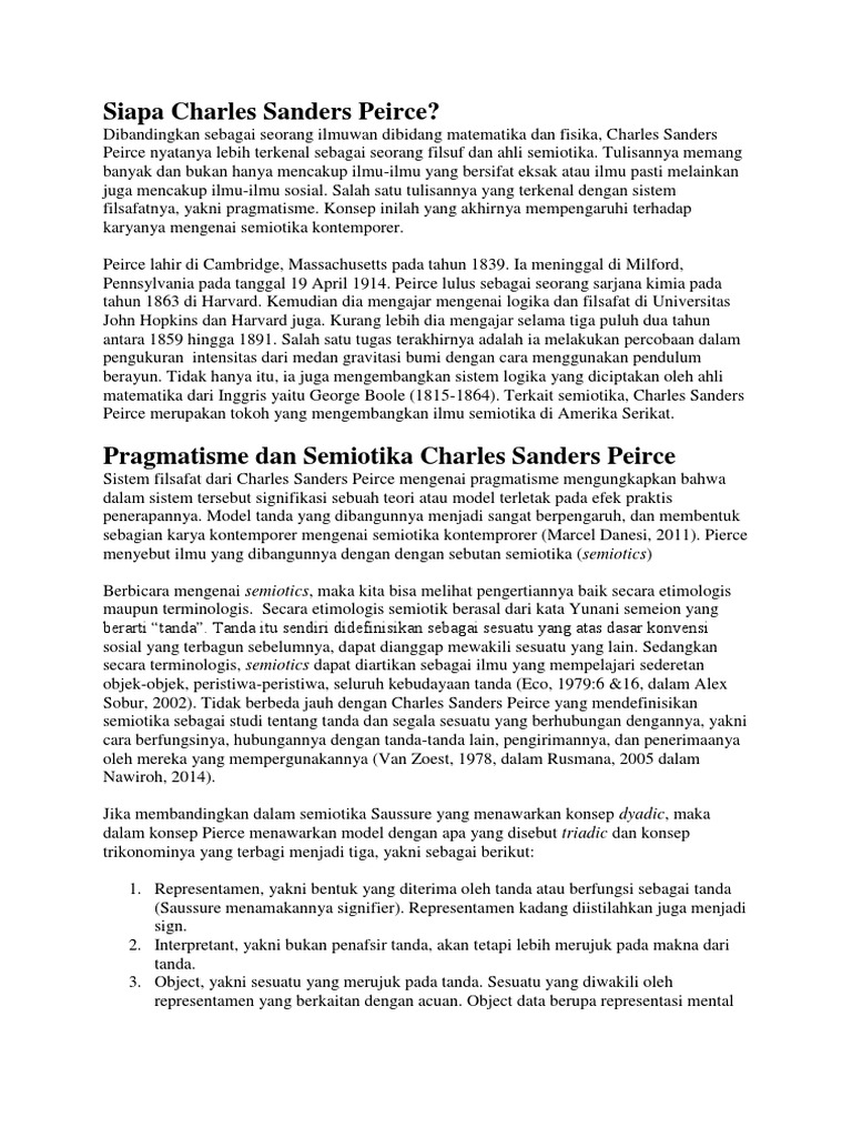 Siapa Charles Sanders Peirce Pdf