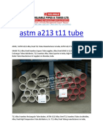 Astm a213 t11 Tube
