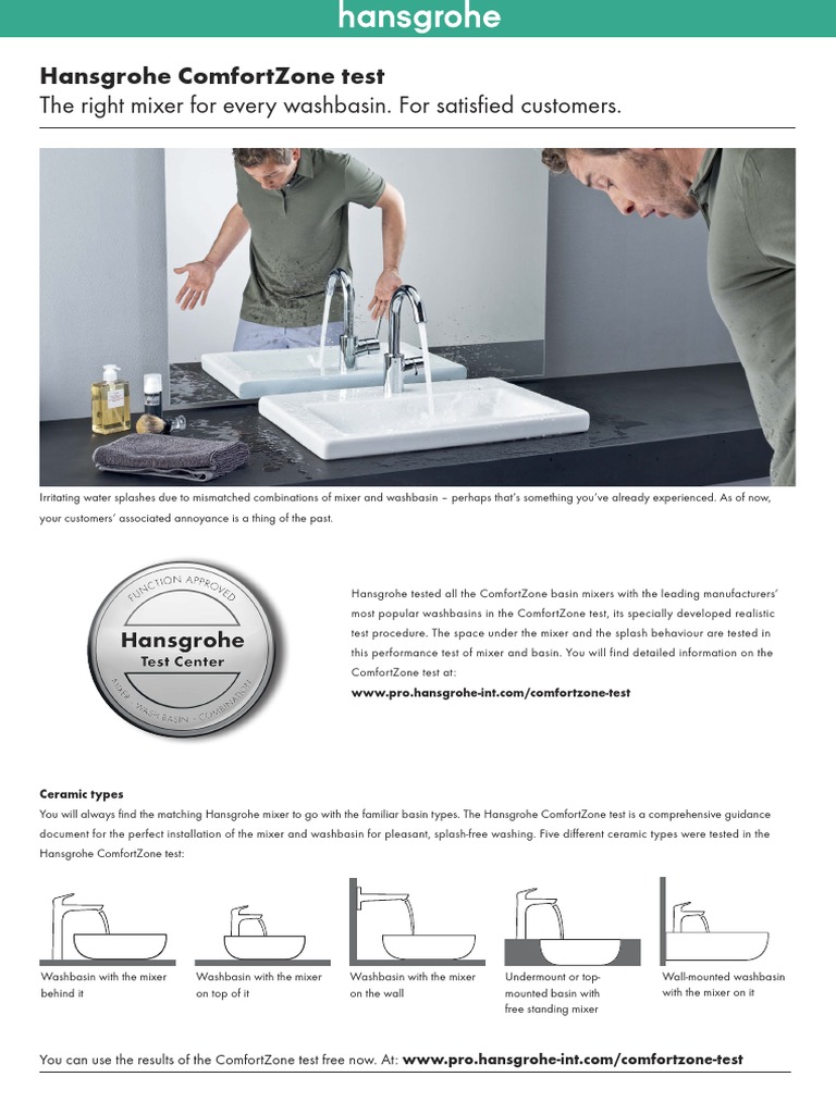 Hg Comfortzone Test Roca B2b En Sink Business