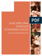 8 Factores para Planificar Actividades Ludicas - Guía para La Reflexión Docente.