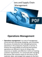 Operations and supply chain management 